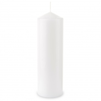 Свічка Pl Pillar 250/80 090 біла бісполь