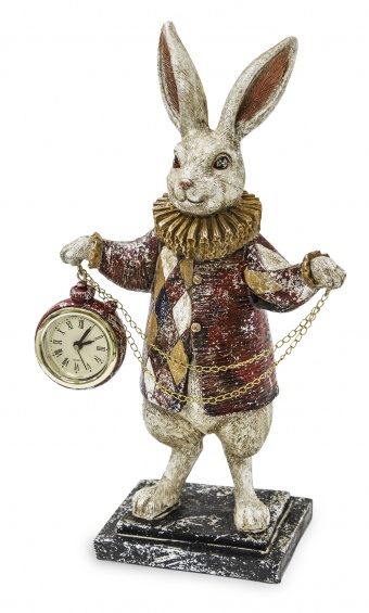 Фігурка кролика з годинником