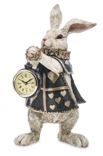 Статуетка із кролика з годинником
