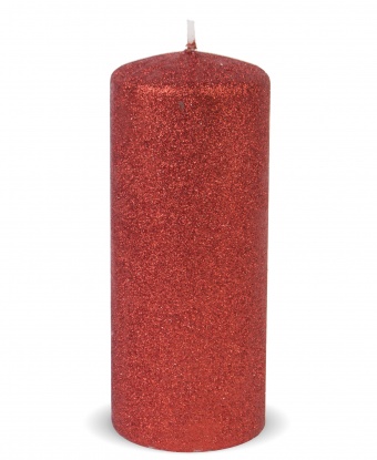 En червоний glamur свічка ролика великий